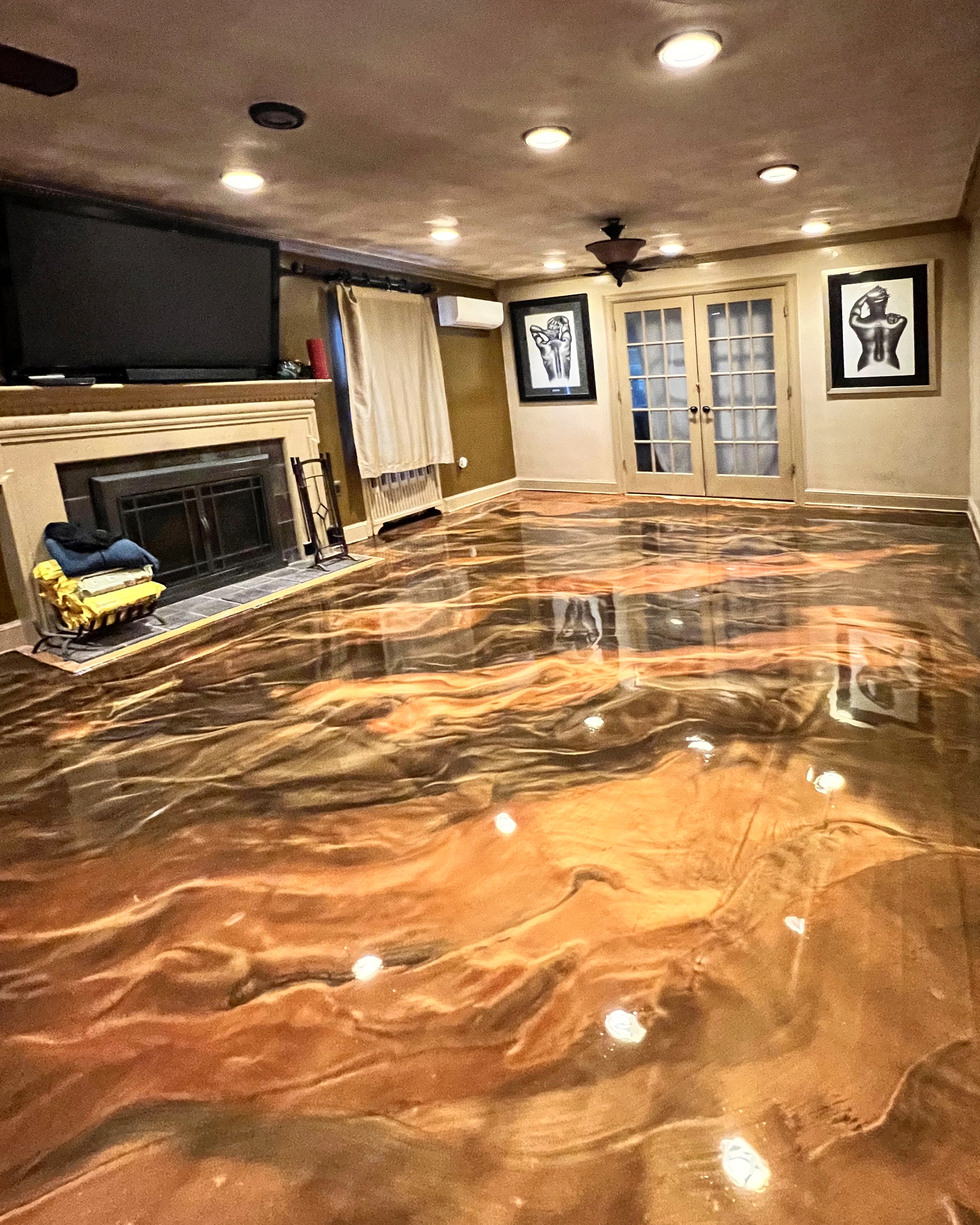 Metallic Floors